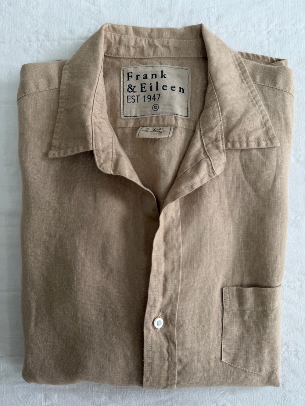 Frank & Eileen Linen Button Up, Women’s Size XL